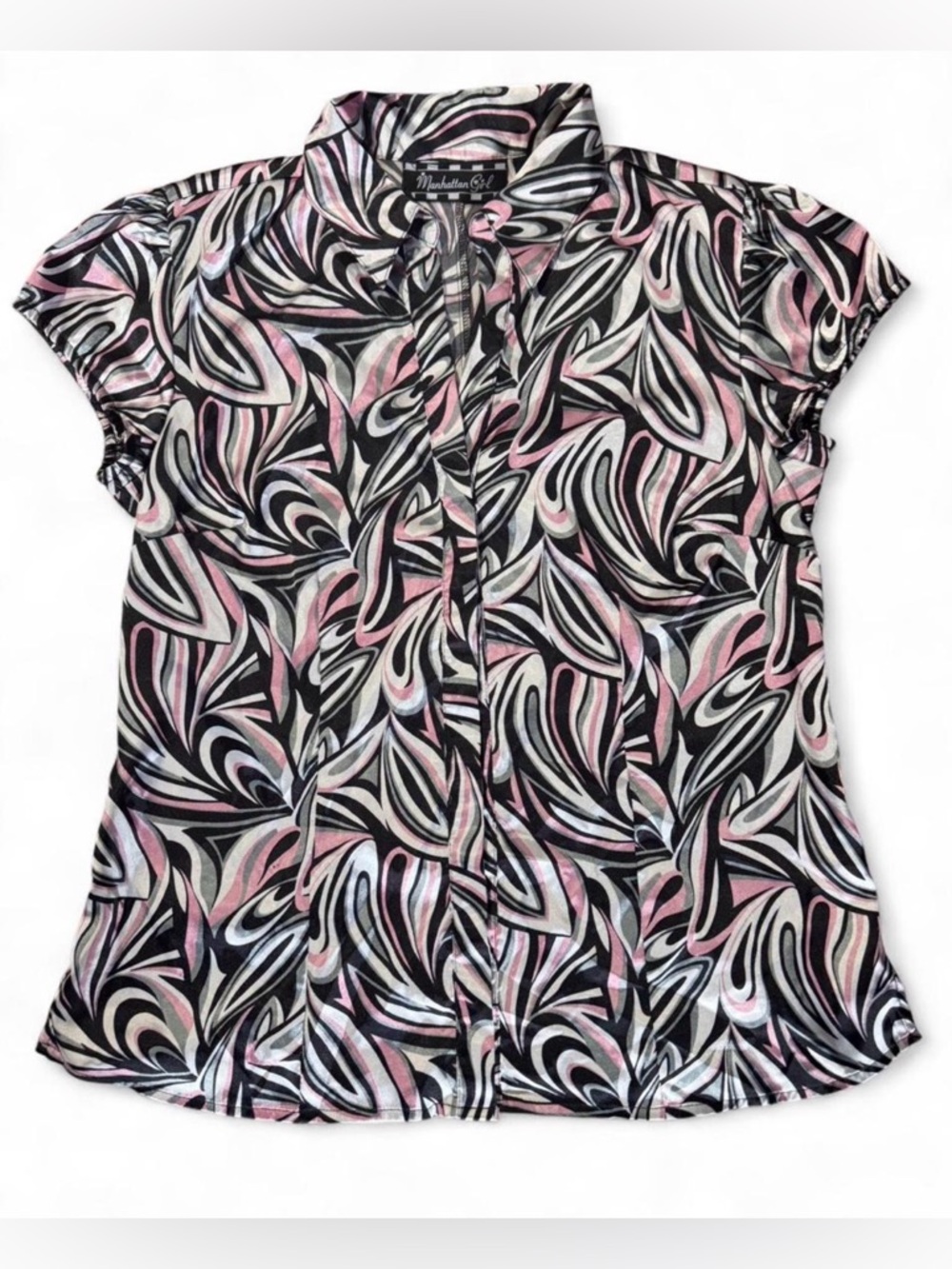 Vintage Manhattan Girl Y2K Blouse